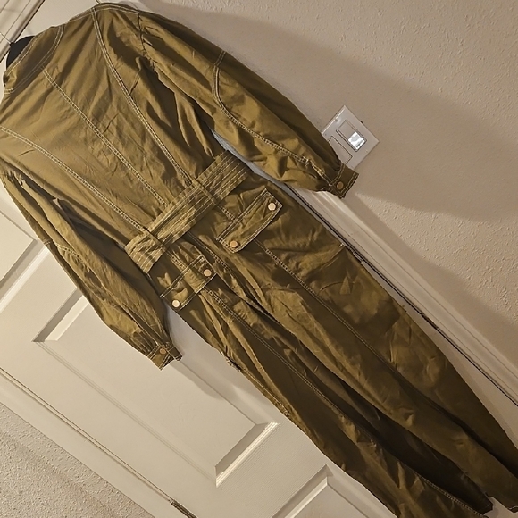 Fashion Nova Green Utility Jumpsuit - Picture 6 of 13